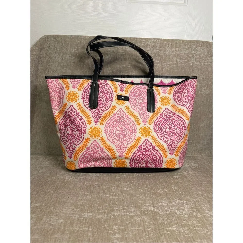 SCOUT Day Women's Geometric Tote Double Handle Tripper Bag Multicolor